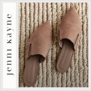 NWOB Jenni Kayne Oiled Leather Mule in taupe  size 39 9-9.5